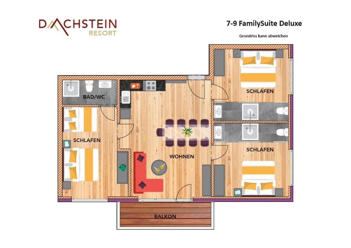 Apart- Und Wellnesshotel Dachsteinresort 루스바흐 암 파스 그슈에트 외부 사진