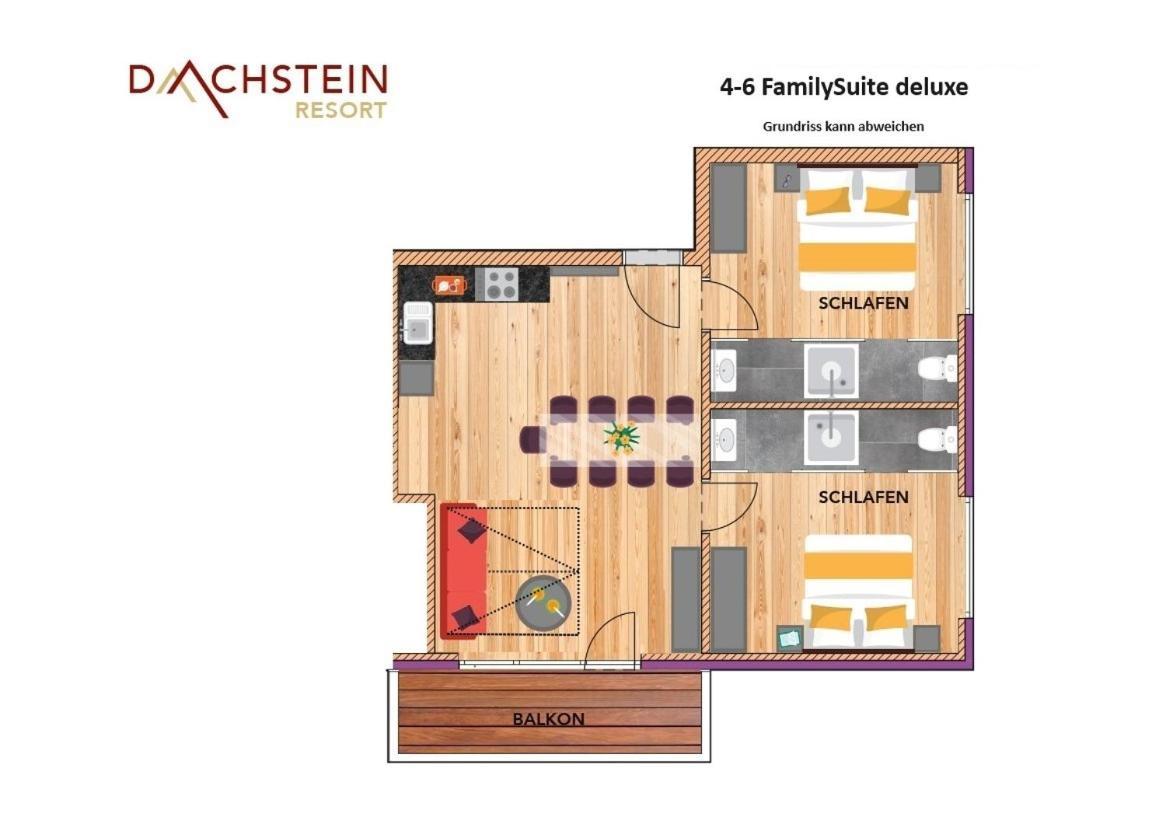 Apart- Und Wellnesshotel Dachsteinresort 루스바흐 암 파스 그슈에트 외부 사진